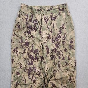 Military Pants Mens Medium Long NWU Type III Navy Seals Camo Cargo Trouser 30x34